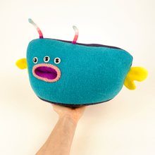 Load image into Gallery viewer, Woobie the handmade stuffed monster plush toy