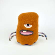 Load image into Gallery viewer, Bert the handmade stuffed monster plush