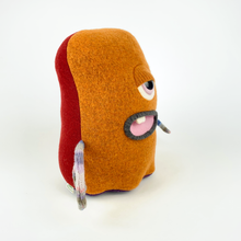 Load image into Gallery viewer, Bert the handmade stuffed monster plush