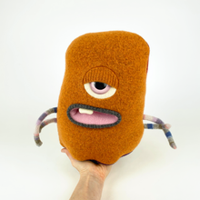 Load image into Gallery viewer, Bert the handmade stuffed monster plush