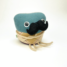 Load image into Gallery viewer, Ronald the handmade stuffed moustache monster plush