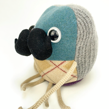 Load image into Gallery viewer, Ronald the handmade stuffed moustache monster plush