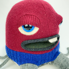 Load image into Gallery viewer, Cruncher the plush octopus style my friend monster™ wool sweater stuffy