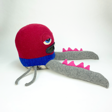 Load image into Gallery viewer, Cruncher the plush octopus style my friend monster™ wool sweater stuffy
