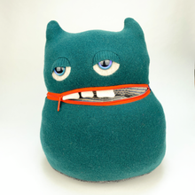Load image into Gallery viewer, Blinker the zipper mouth pyjama bag monster