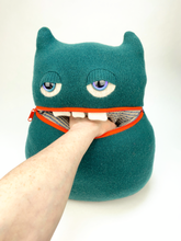 Load image into Gallery viewer, Blinker the zipper mouth pyjama bag monster