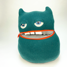 Load image into Gallery viewer, Blinker the zipper mouth pyjama bag monster