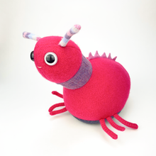 Load image into Gallery viewer, Pinky-pie the caterpillar monster plush stuffy