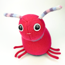 Load image into Gallery viewer, Pinky-pie the caterpillar monster plush stuffy