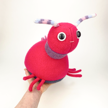 Load image into Gallery viewer, Pinky-pie the caterpillar monster plush stuffy