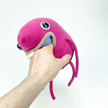 Load image into Gallery viewer, Bonny the pink plush my friend monster™ wool sweater stuffy