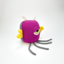 Load image into Gallery viewer, Doodle the cyclops monster plush stuffy with wings