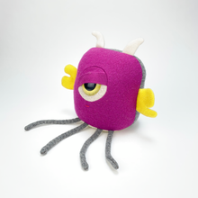 Load image into Gallery viewer, Doodle the cyclops monster plush stuffy with wings