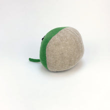 Load image into Gallery viewer, Tripp the green my friend monster™ wool sweater upcycled stuffy