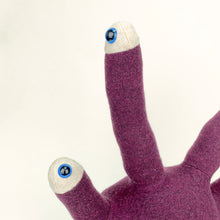 Load image into Gallery viewer, Syd the tentacle eyed handmade stuffed my friend monster™ plushie