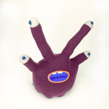 Load image into Gallery viewer, Syd the tentacle eyed handmade stuffed my friend monster™ plushie