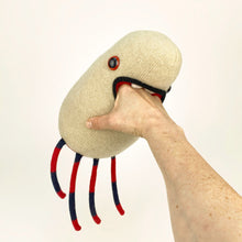 Load image into Gallery viewer, Jo-Jo the upcycled sweater handmade stuffed my friend monster™ plushie