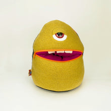 Load image into Gallery viewer, Ollie the my friend monster™ plush zipper mouth sweater stuffed animal