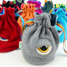 Load image into Gallery viewer, custom MADE-TO-ORDER cyclops drawstring dice bag for role playing games