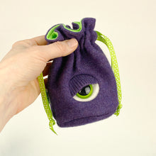 Load image into Gallery viewer, custom MADE-TO-ORDER cyclops drawstring dice bag for role playing games