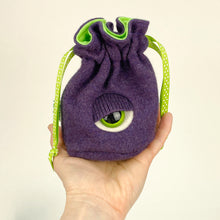 Load image into Gallery viewer, custom made cyclops drawstring dice bag for role playing games
