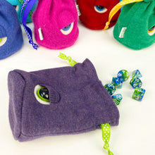 Load image into Gallery viewer, custom MADE-TO-ORDER cyclops drawstring dice bag for role playing games