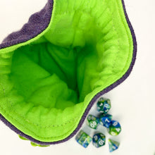 Load image into Gallery viewer, custom MADE-TO-ORDER cyclops drawstring dice bag for role playing games
