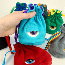 Load image into Gallery viewer, custom made cyclops drawstring dice bag for role playing games
