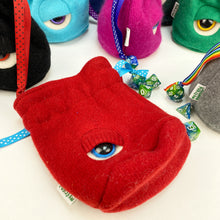 Load image into Gallery viewer, custom MADE-TO-ORDER cyclops drawstring dice bag for role playing games