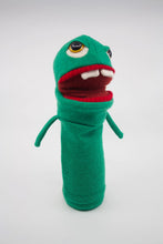 Load image into Gallery viewer, Albert the green monster hand puppet