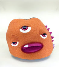 Load image into Gallery viewer, Swanson the orange three-eyed monster