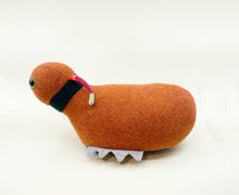 Load image into Gallery viewer, Lola the plush caterpillar monster stuffy
