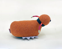 Load image into Gallery viewer, Lola the plush caterpillar monster stuffy