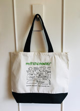 Load image into Gallery viewer, my friend monster™ canvas tote bag