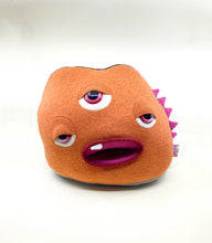 Load image into Gallery viewer, Swanson the orange three-eyed monster