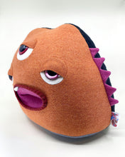 Load image into Gallery viewer, Swanson the orange three-eyed monster
