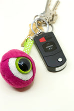 Load image into Gallery viewer, my friend monster™ eyeball keychain backpack dangler