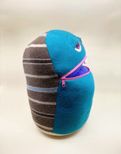 Load image into Gallery viewer, Sherman the zipper mouth pyjama bag monster