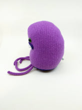 Load image into Gallery viewer, Allan the purple plush friendly monster