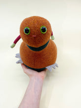 Load image into Gallery viewer, Lola the plush caterpillar monster stuffy