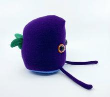 Load image into Gallery viewer, Jenny the purple monster with butterfly wings