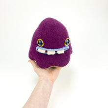 Load image into Gallery viewer, Woobie the plush handmade monster stuffed animal

