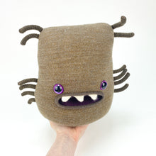 Load image into Gallery viewer, Flip the handmade plush sweater my friend monster™
