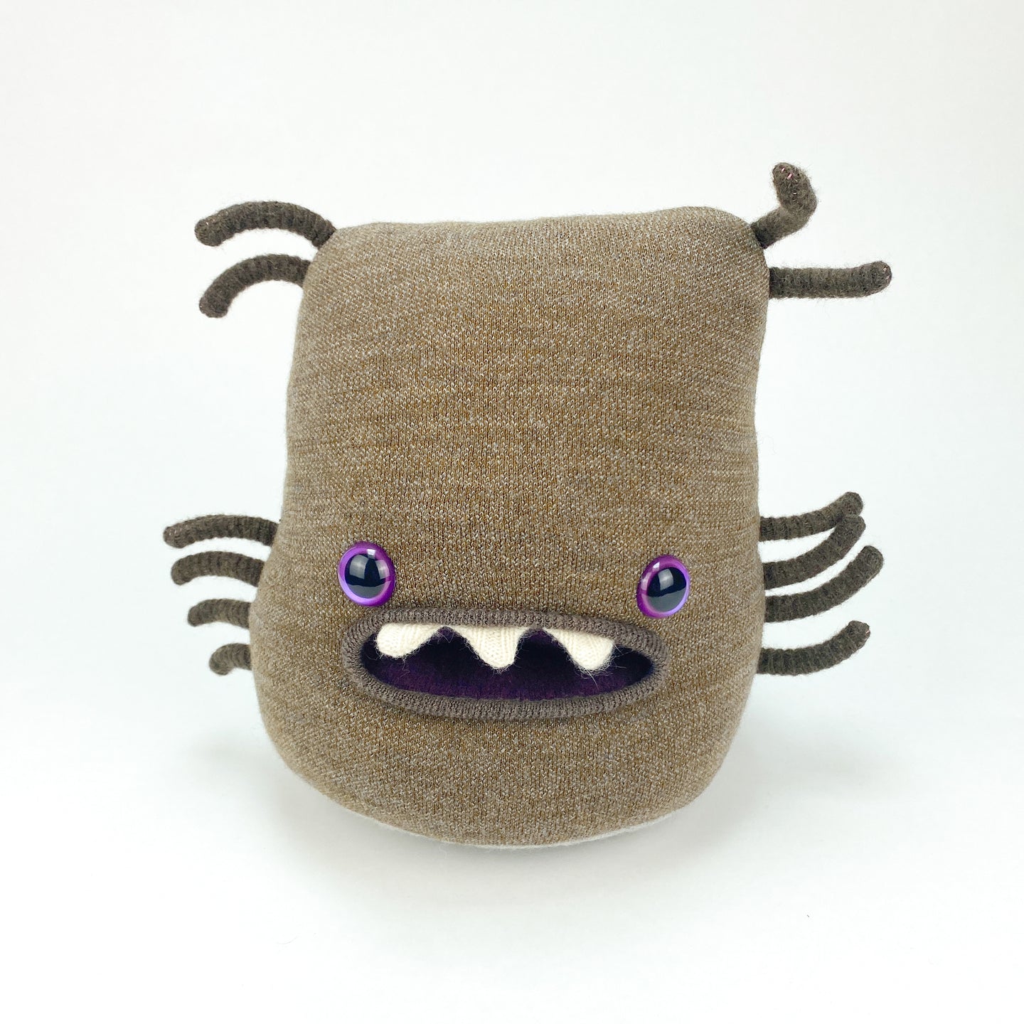 Flip the handmade plush sweater my friend monster™