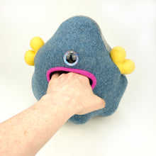 Load image into Gallery viewer, Walt the handmade plush monster

