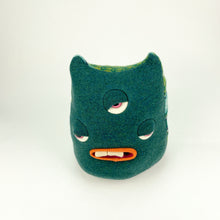 Load image into Gallery viewer, Allan the three-eyed handmade plush monster
