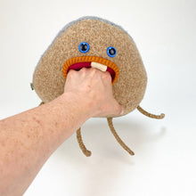 Load image into Gallery viewer, Spud the my friend monster handmade stuffed animal plush
