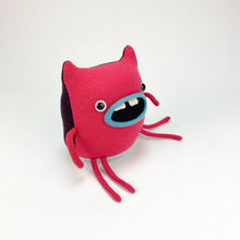 Load image into Gallery viewer, Trix the handmade stuffed monster plush
