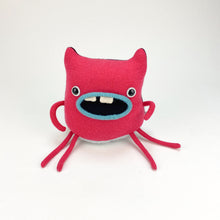Load image into Gallery viewer, Trix the handmade stuffed monster plush
