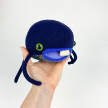 Load image into Gallery viewer, Slimy the my friend monster handmade stuffed animal plush
